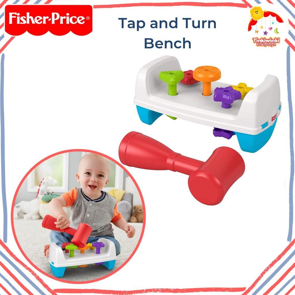 Fisher Price Tap and Turn Bench - Mainan Bayi & Balita