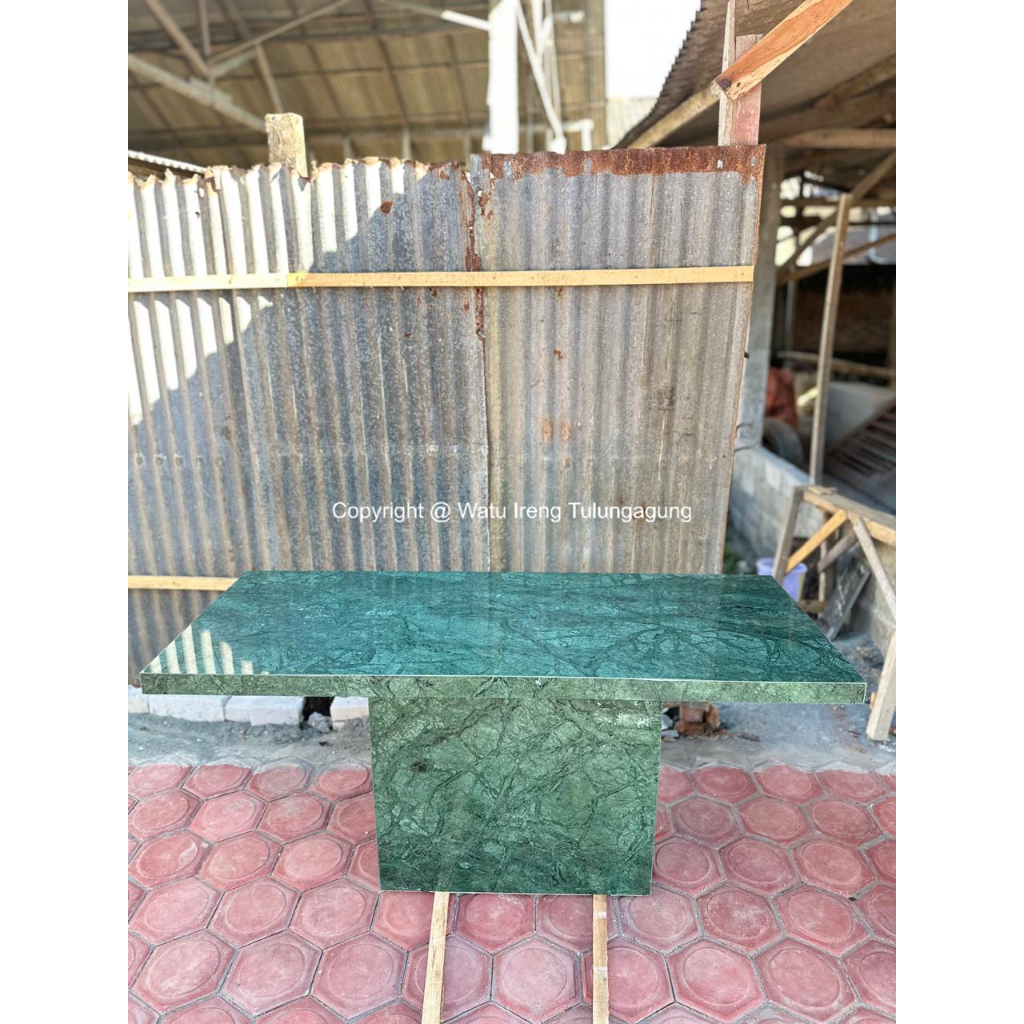 Meja Verde Green | Table Marble Verde Green