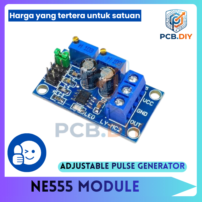 Modul NE555 Digital Squarewave Signal Pulse timer signal pulse Module NE 555