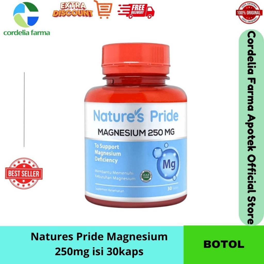 Nature's Pride Magnesium 250 mg