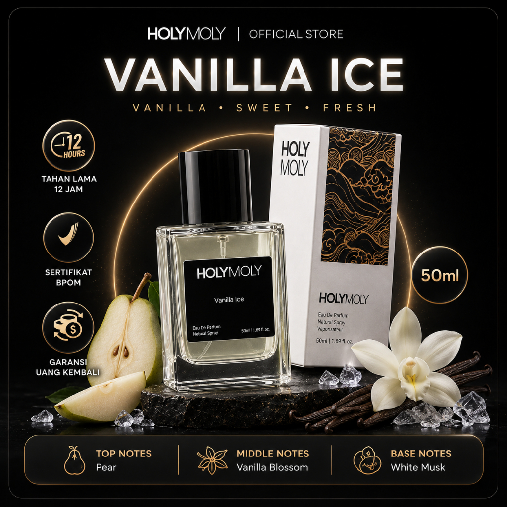 Holymoly - Vanilla Ice Parfum Vanilla Sweet Fresh