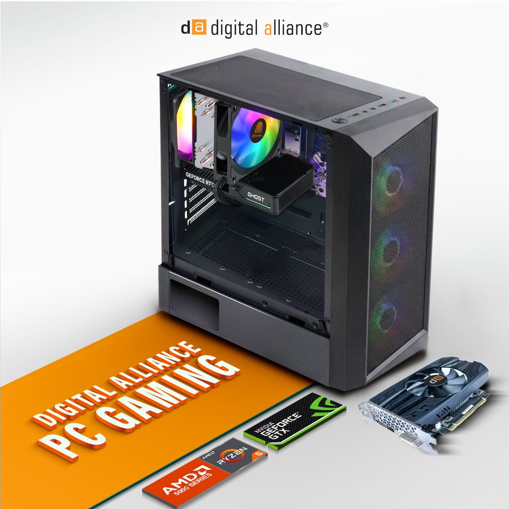 DIGITAL ALLIANCE GAMING PC RYZEN 3 3200G GTX 750 TI 4G/ 16GB 1TB RAKITAN PC RAKITAN PC