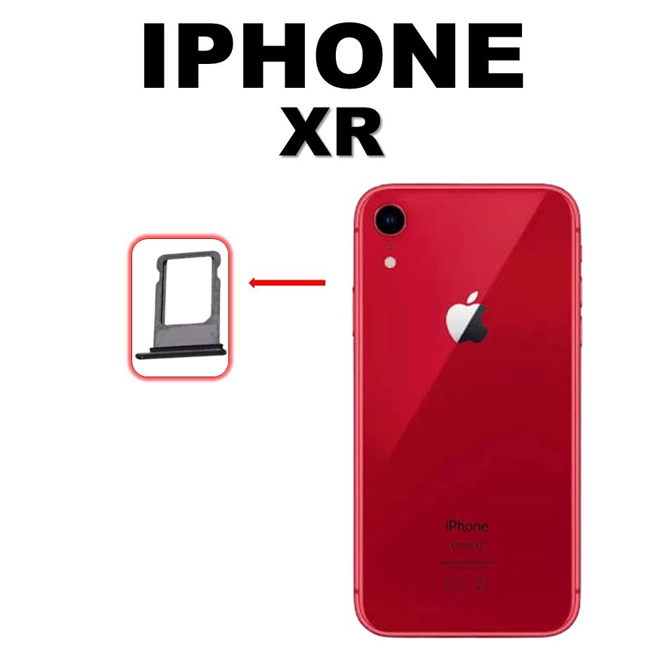 SIMTRAY / SIMLOCK / SIM HOLDER / SIM SLOT FOR XR (DUAL SIM) ORIGINAL 100%