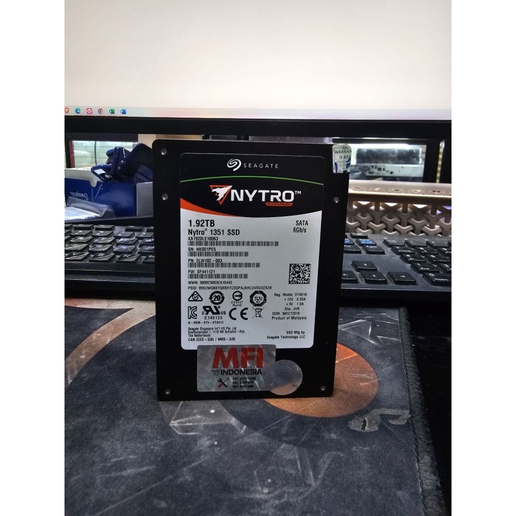 Ssd sata Seagate Nytro 1,92TB 1351 Second