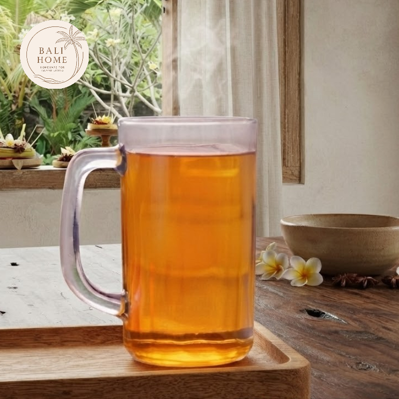 [ISI 12 PCS / 1 LUSIN] Gelas Kaca Jumbo Bening Tebal - Gelas Minum Kaca Kopi & Teh Murah
