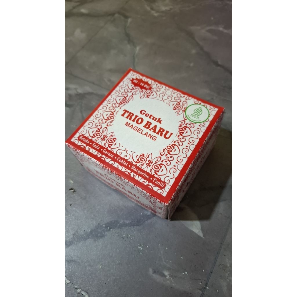 [1Box/16 pcs] Getuk Trio Baru Magelang - Oleh Oleh Khas Magelang
