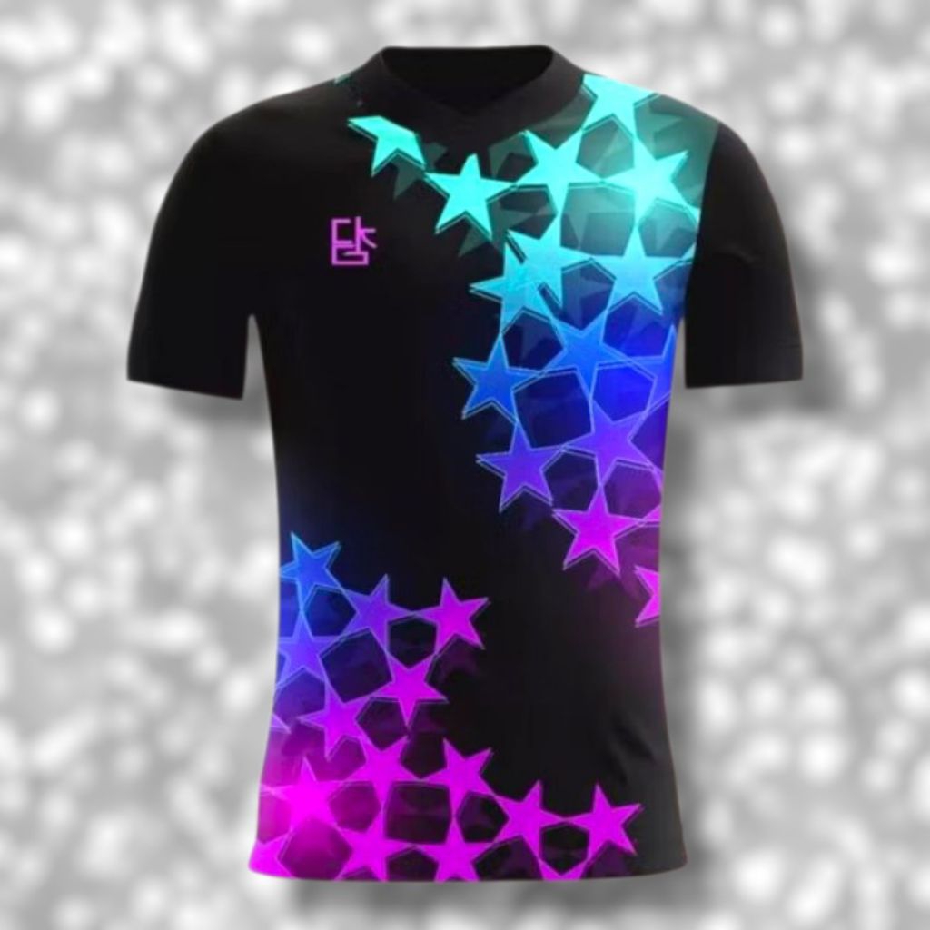 Kaos olahraga wanita printing/Jersey bola/baju trainning /kostum