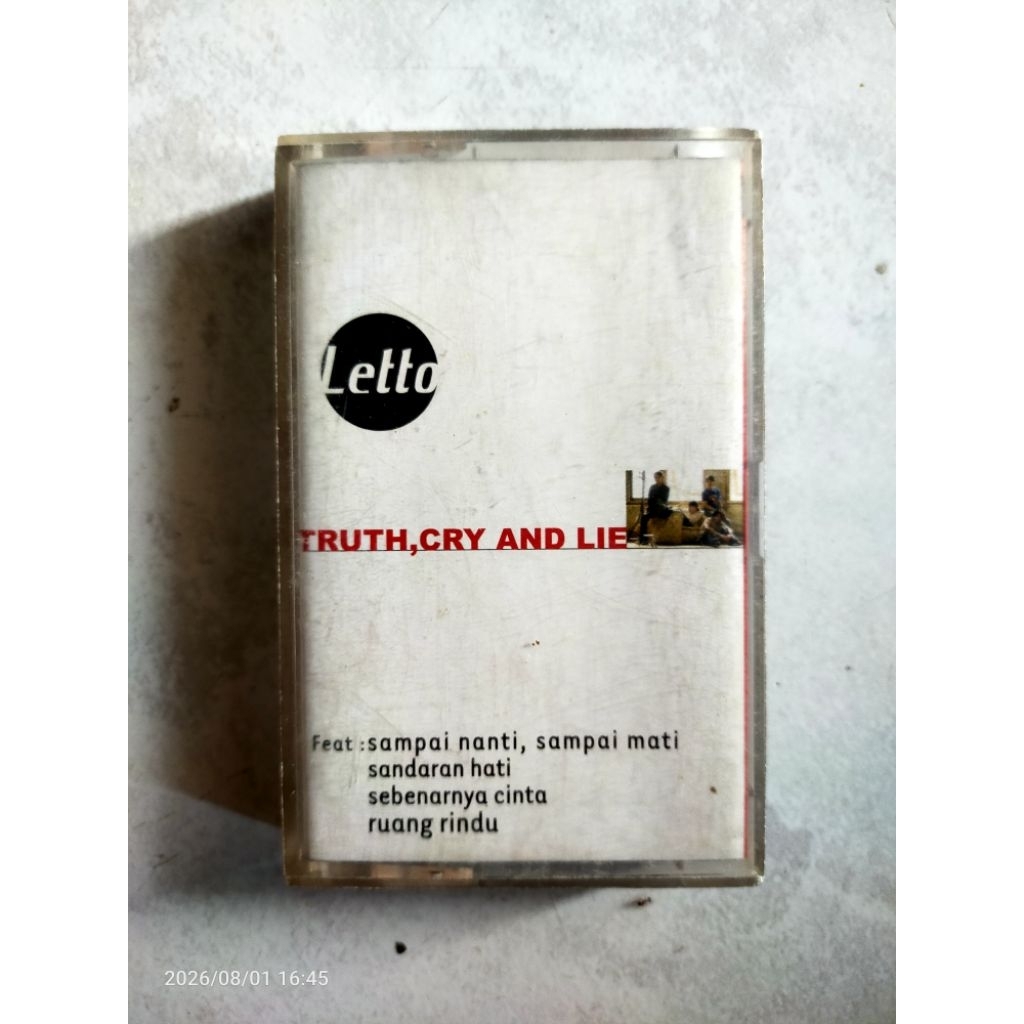 kaset pita LETTO "truth, cry and lie"