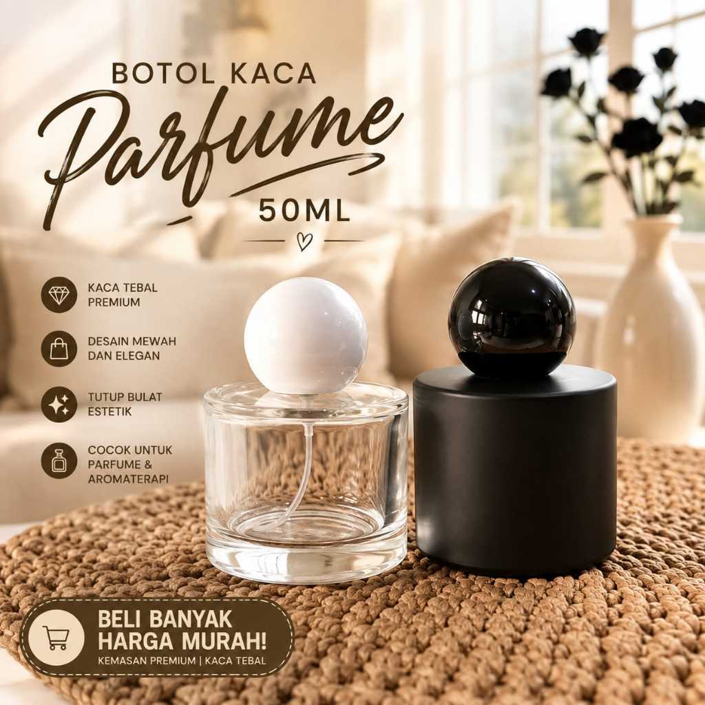 Botol Parfum Botol Kosong Parfum botol Kaca Kosong Parfum 50ml Press