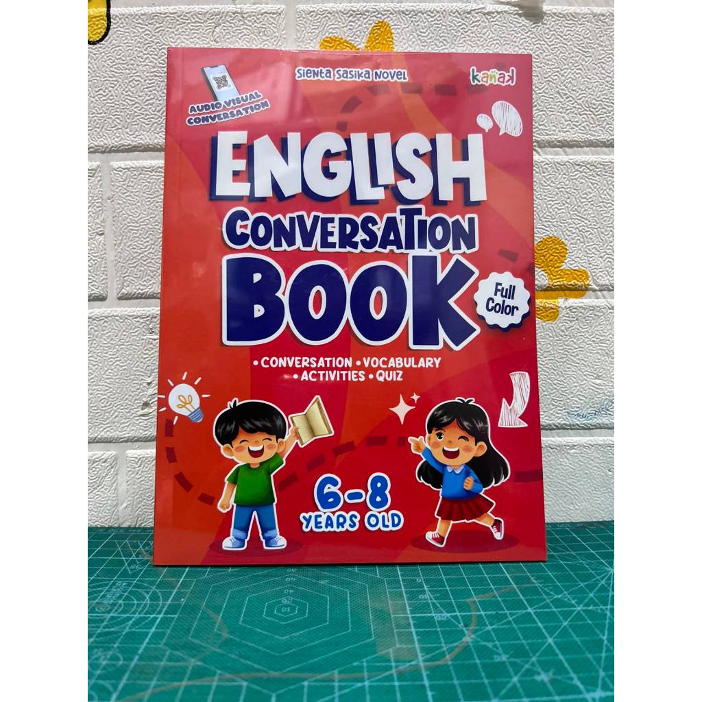 English Conversation Book Full Color : Conversation, Vocabulary, Activities, Quiz