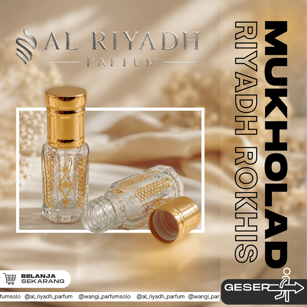 AL RIYADH OUD MUKHOLAD RIYADH ROKHIS BIBIT MURNI PARFUM COLET