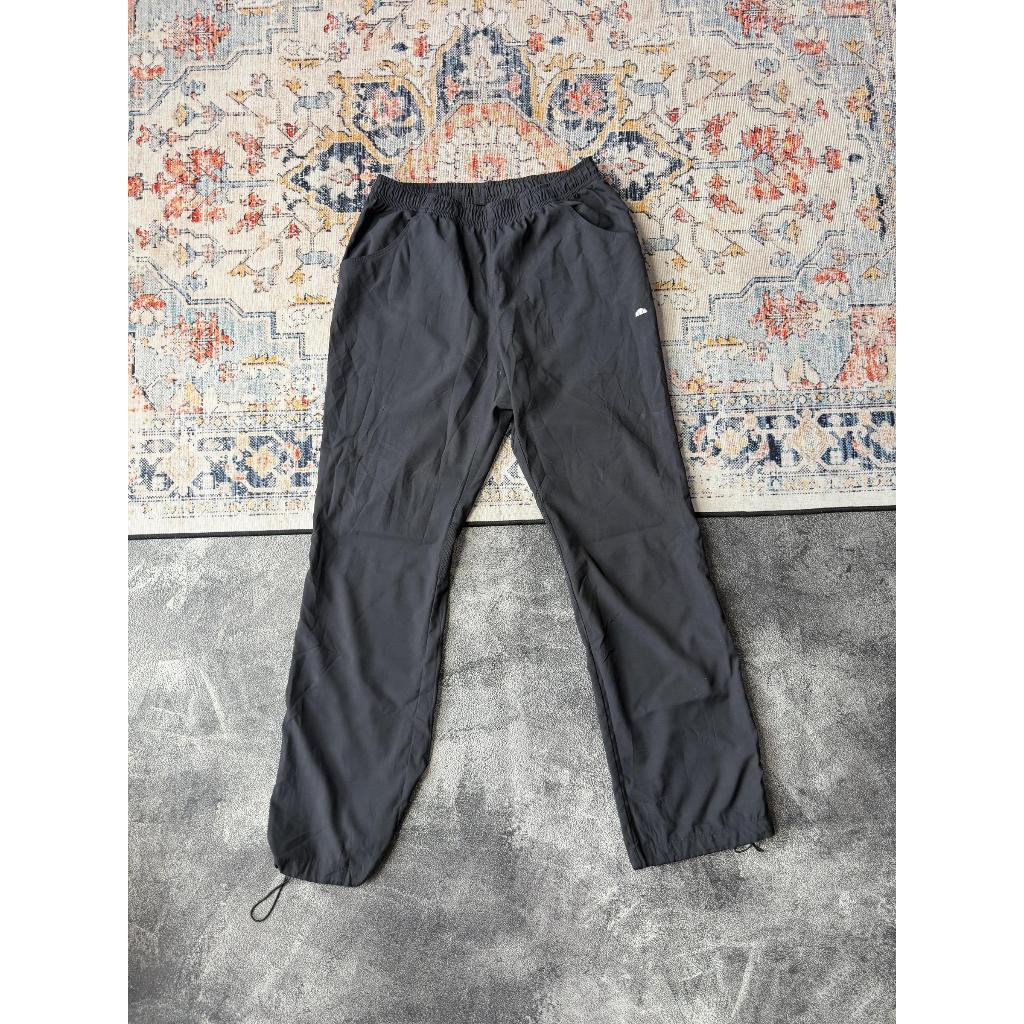 Ellese Celana Joger M Hitam Training Panjang Balon Parasut Outdoor Gym Lari Olahraga Trackpant