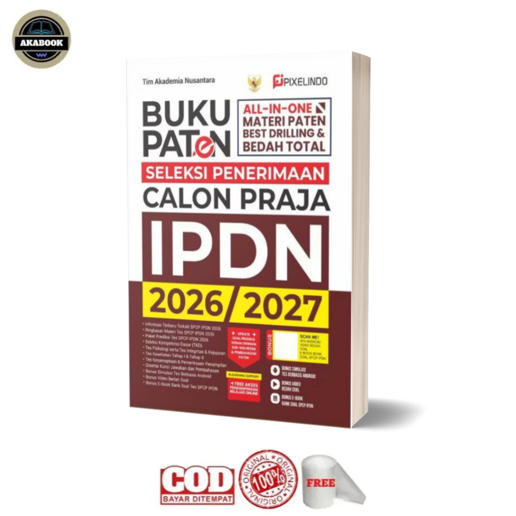 Buku Paten Seleksi Penerimaan Calon Praja IPDN 2026/2027Buku Tes Masuk IPDN