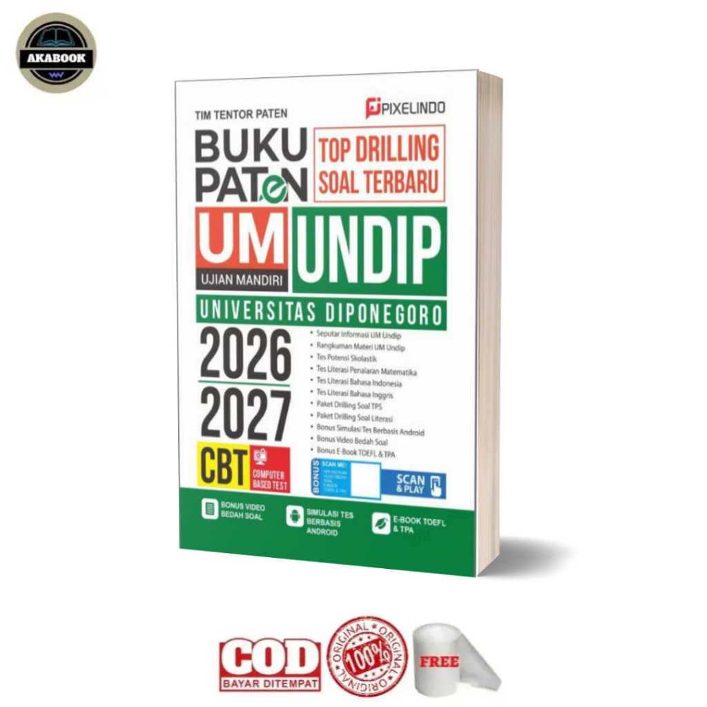 Buku Paten Ujian Masuk (UM) UNDIP 2026/2027