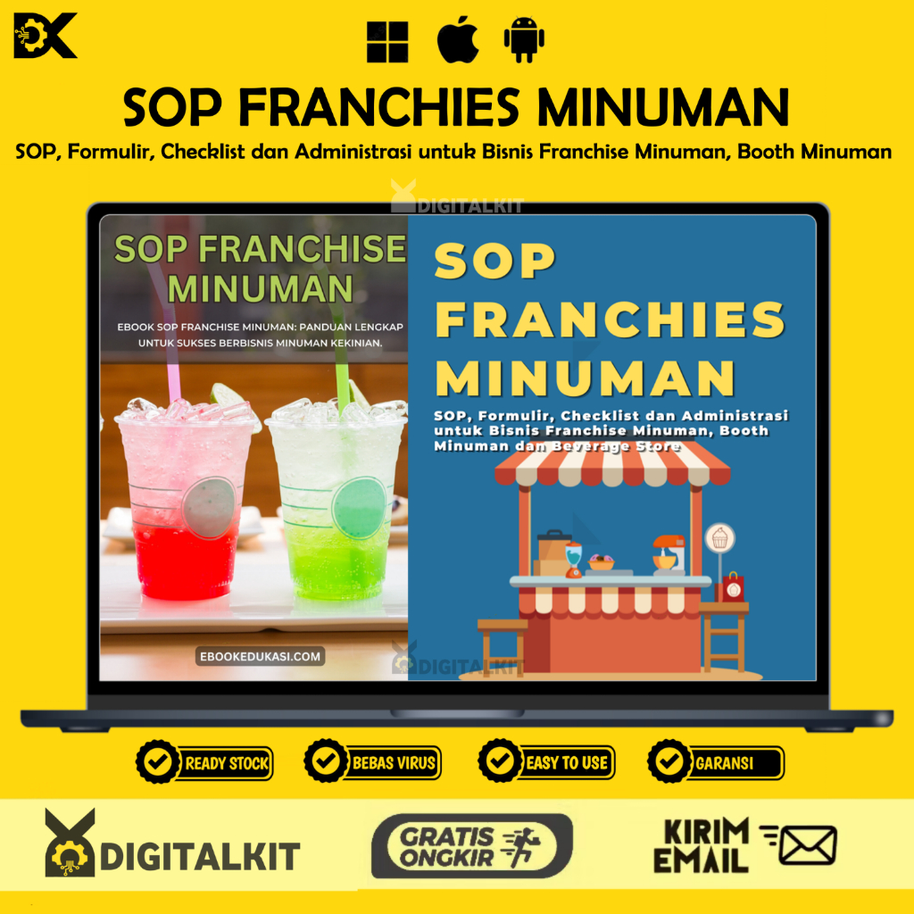 [T1450] SOP Franchise Minuman | Manajemen & Standar Operasional Bisnis Franchise