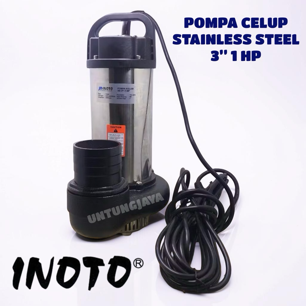 POMPA CELUP INOTO STAINLESS STEEL SS 3” 1 HP // POMPA SUBMERSIBLE INOTO SS 3INCH 1 HP // JUAL POMPA 