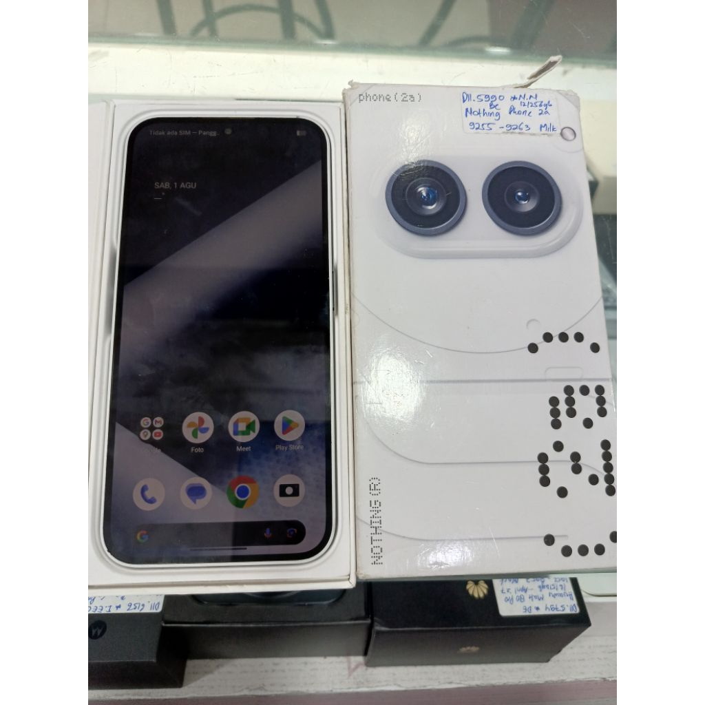 Nothing Phone 2A 12/512gb White second terdaftar BEACUKAI.