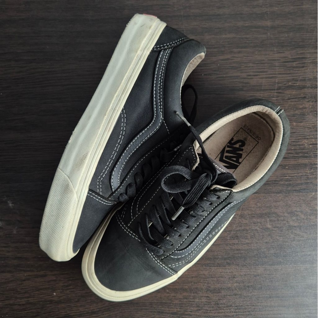 g1163ddy3 | Vans Old Skool Vault OG LX (Original) | Nubuck Leather | Raven Blacl - 39 (25 cm)