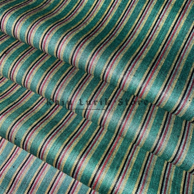 Kain Lurik Hijau Kain Lurik Motif Salur Kain Tenun Lurik