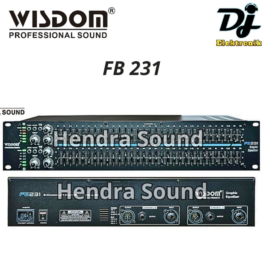 Equalizer Wisdom FB 231 / FB231 - Equaliser