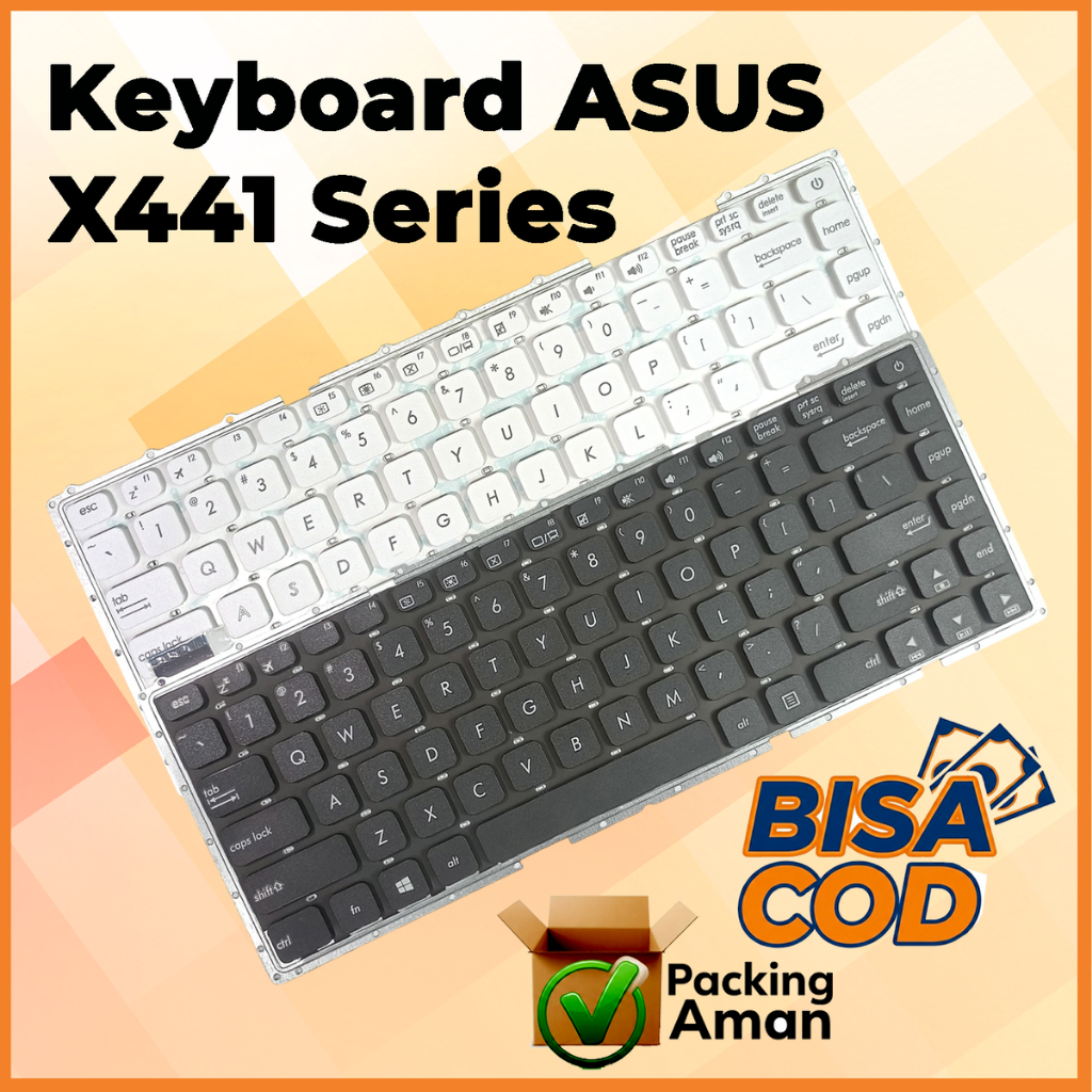 Keyboard Laptop Asus X441N X441B X441U X441S X441M HITAM