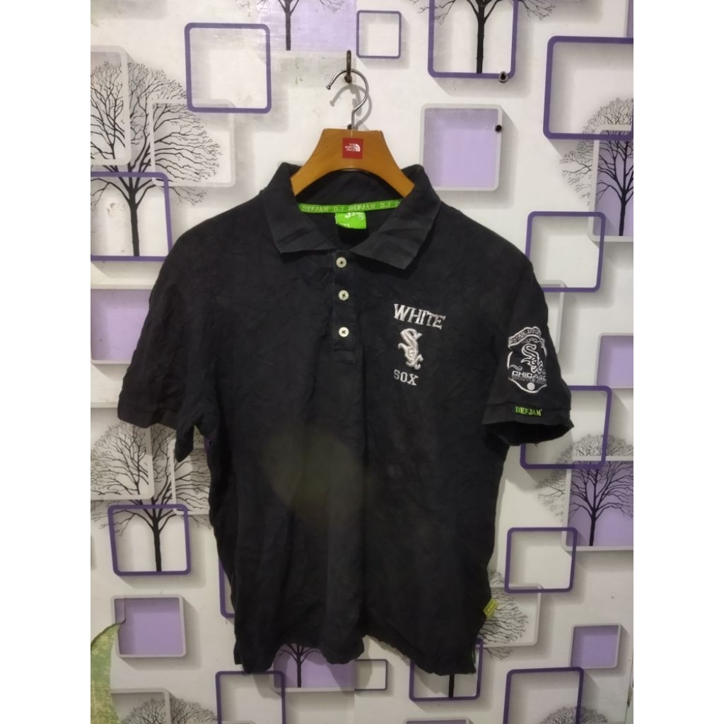 polo shirt Def Jam white sox