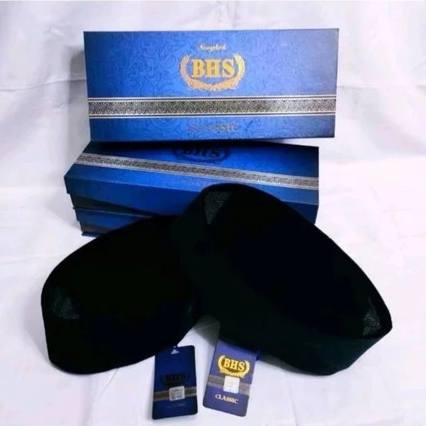 Peci Kopiah BHS Peci hitam polos BHS Songkok Classic AC