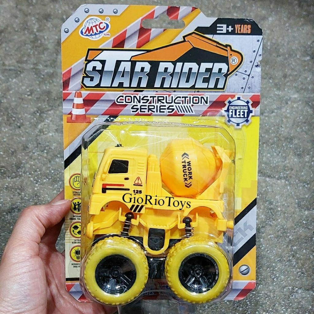 Mainan Anak Mobil Konstruksi Star Rider Construction Series Ban Besar Off Road Car / Mainan Truk Kon
