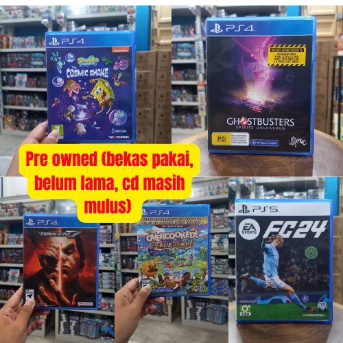 Kaset PS4 PS5 pre owned kaset ps4 ps5 second satuan