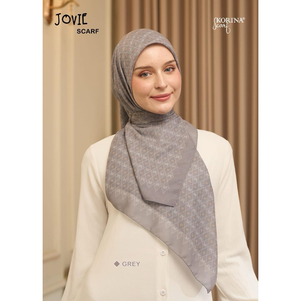 Korina Scarf Terbaru/Jenna Pattern Scarf/Jovie Pattern Scarf Korina Terbaru/Asther Pattern Scarf