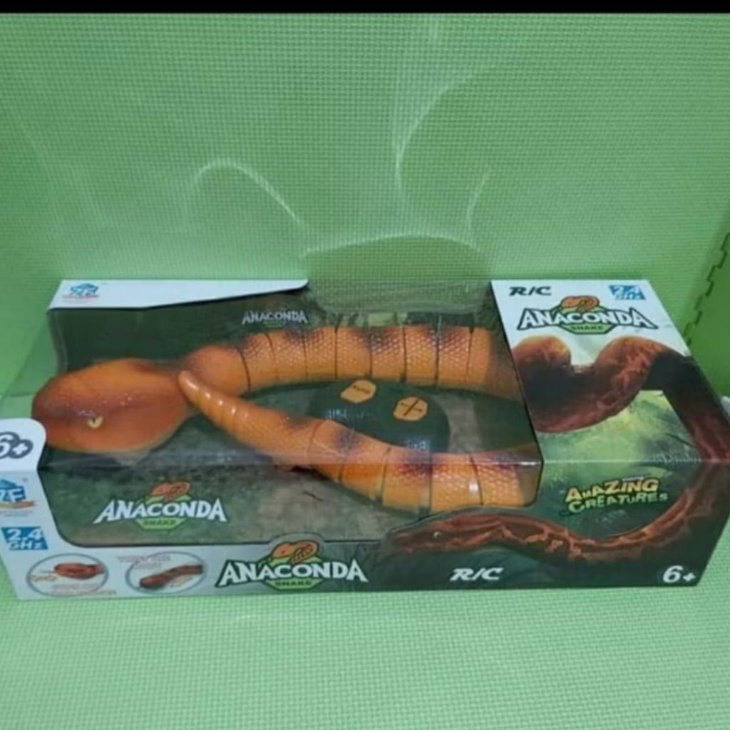 Mainan Remote Ular Anaconda Remote Control Import