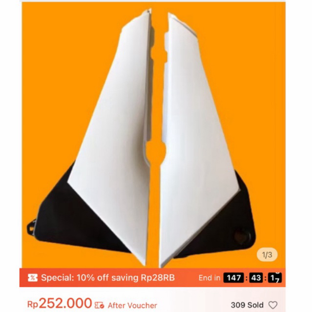 body rxz millennium - body samping rxz milenium - cover samping rxz - kap samping rxz