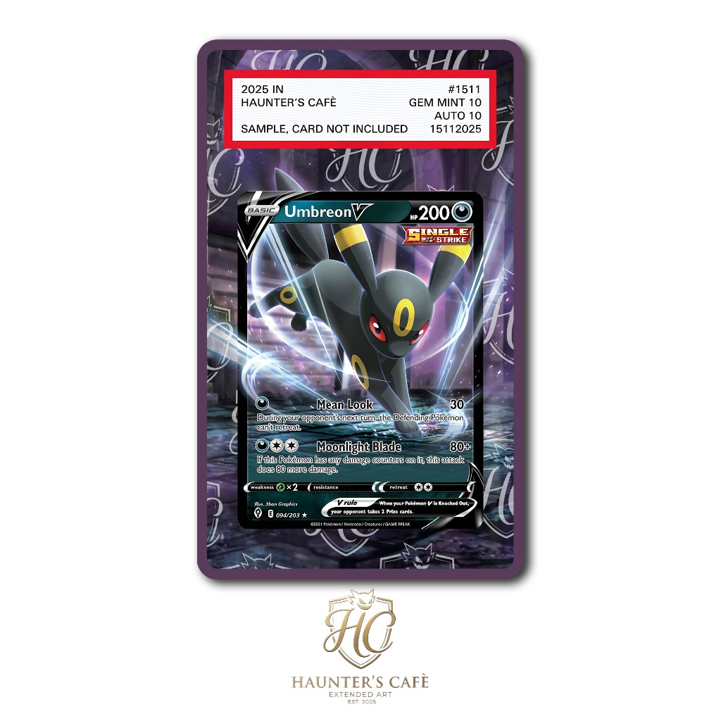 Umbreon V #94 Pokemon Evolving Skies (Custom Extended Art)
