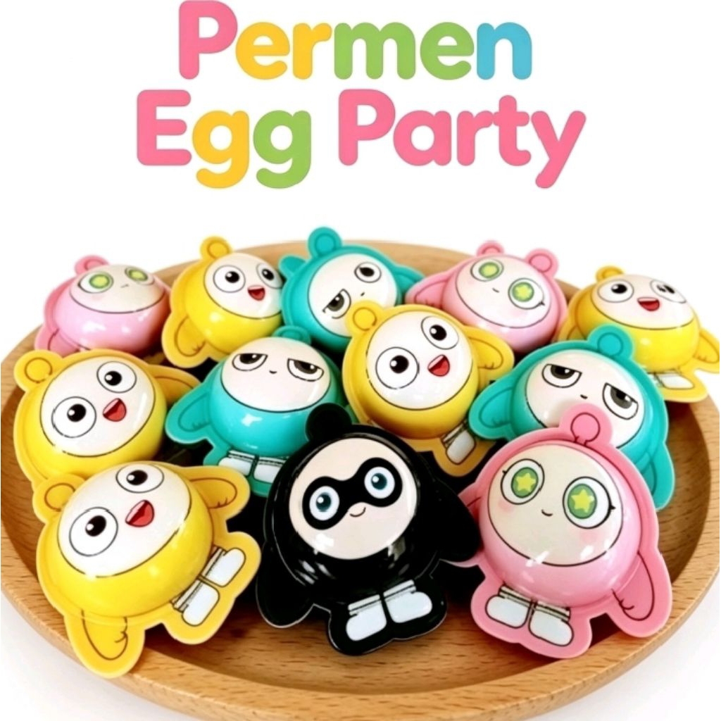 permen lunak berhadiah candy egg party
