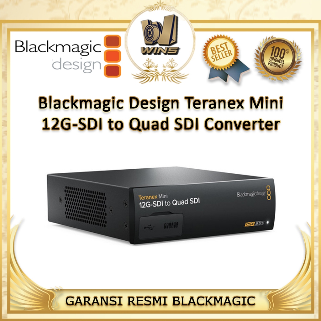 Blackmagic Design Teranex Mini 12G-SDI to Quad SDI Converter Original