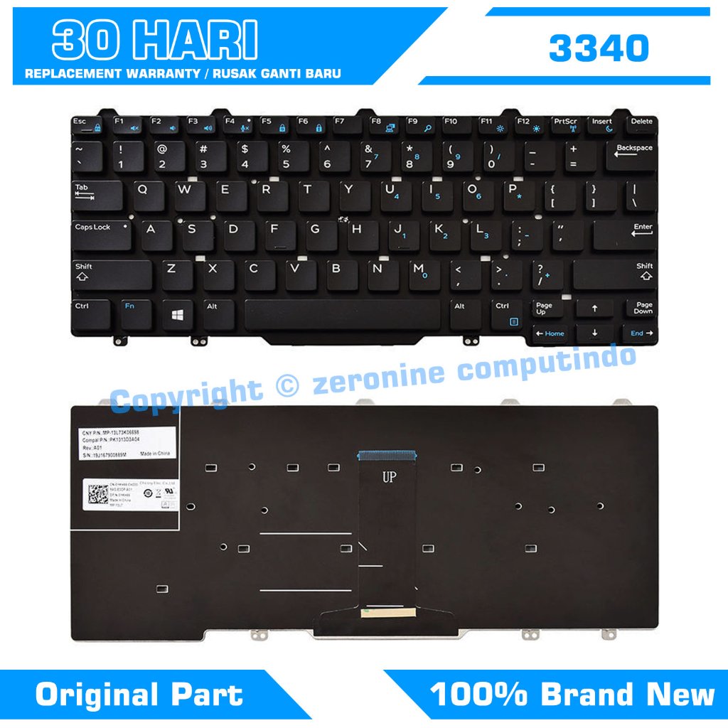 Keyboard Dell Latitude E3340 3340 7450 5450 E7450 E5450 7350 3350