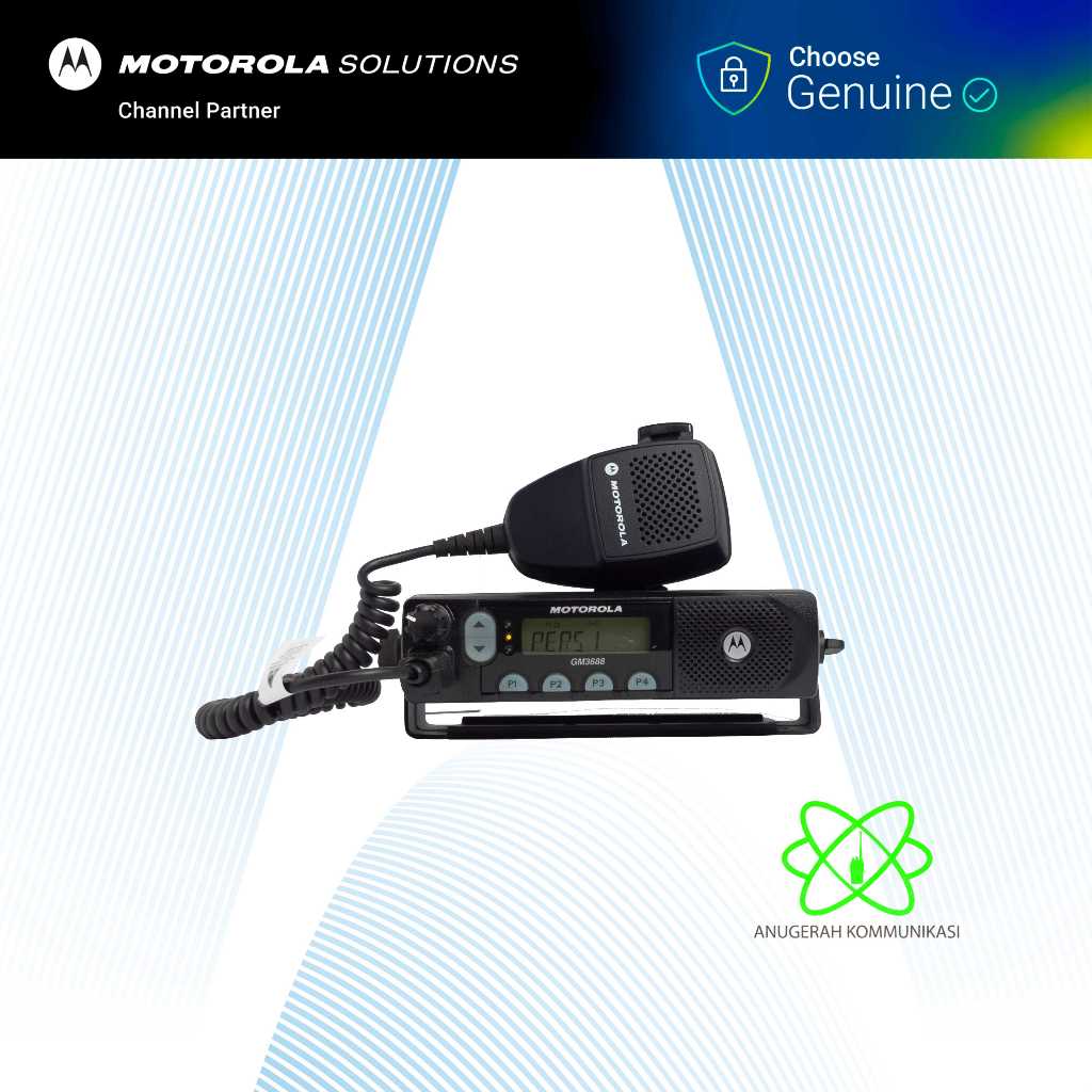 RIG MOTOROLA GM3688 UHF 403-438 MHZ 40W GM 3688