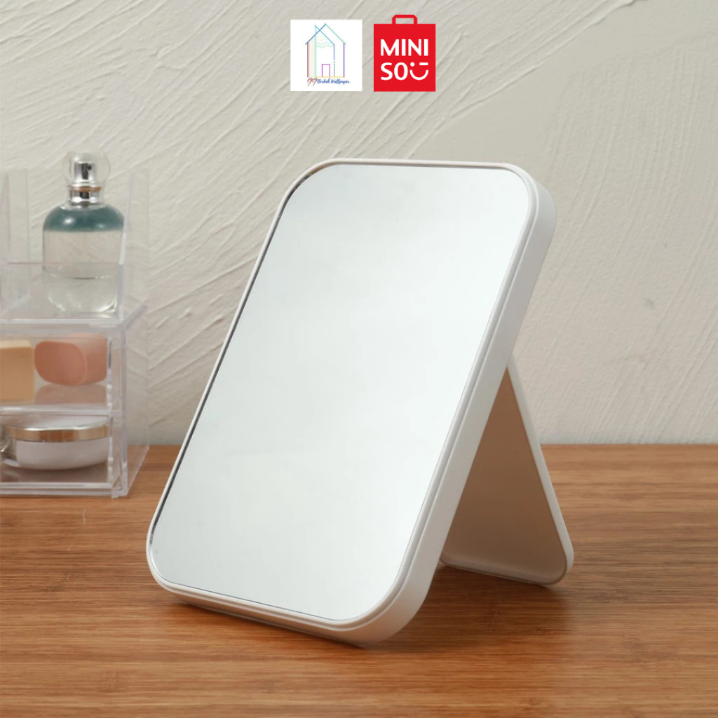 MINISO MIRROR | CERMIN FASHION ORIGINAL MINISO KACA HANDMIRROR CERMIN MAKE UP MINISO