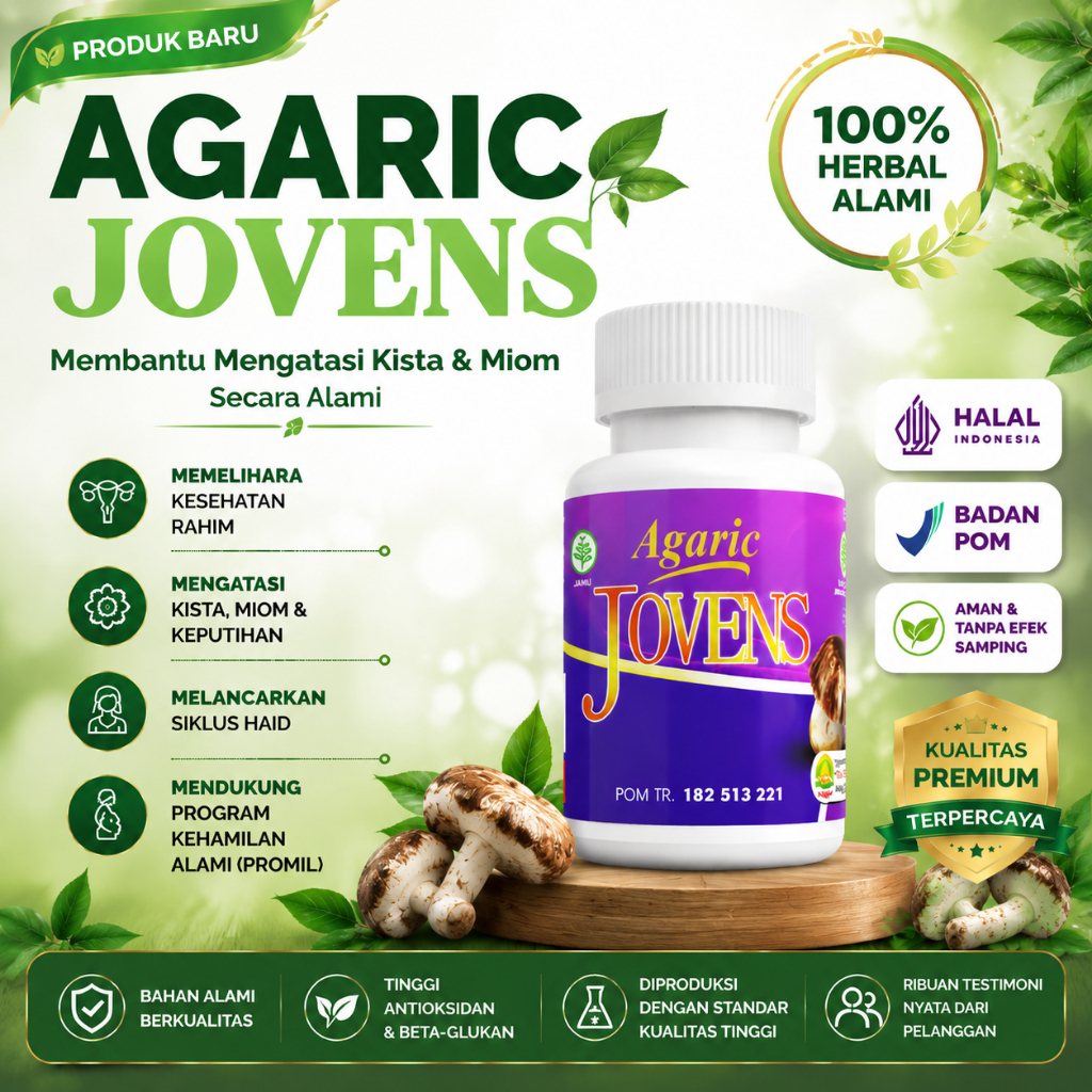 Agaric Jovens - Obat Kista Miom Herbal  Benjolan Kanker Ovarium Tumor Serviks Bartholin Endometriosi