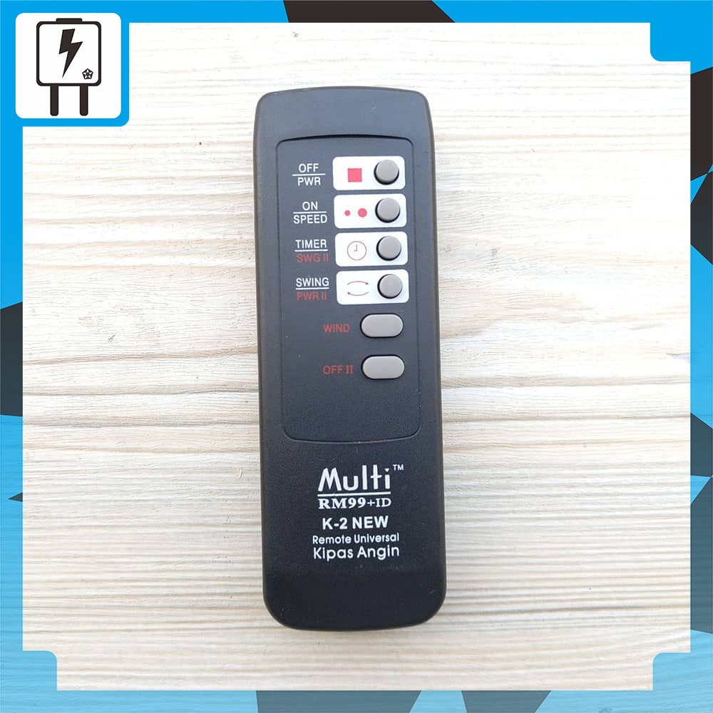 Remote Kipas Universal Krisbow Maspion Miyako Oxone Cosmos Vornado Sekai Vyba KDK Controller Angin R