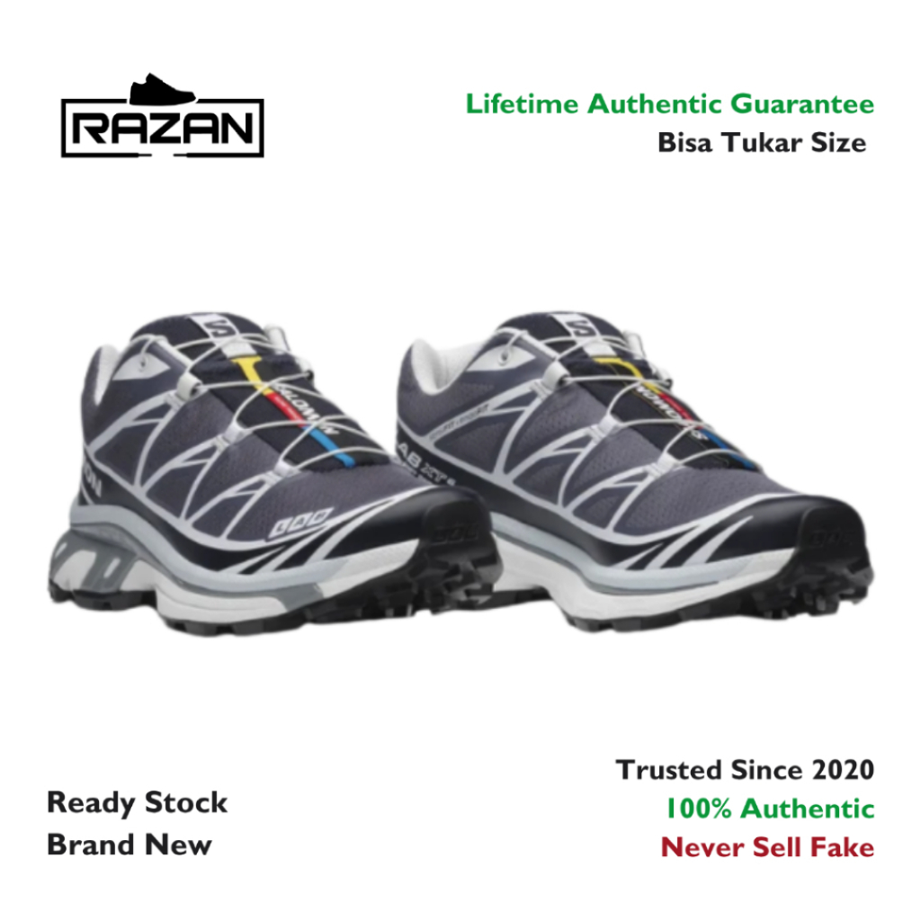 Salomon XT-6 Grisaille Blue Night 100% Authentic Original