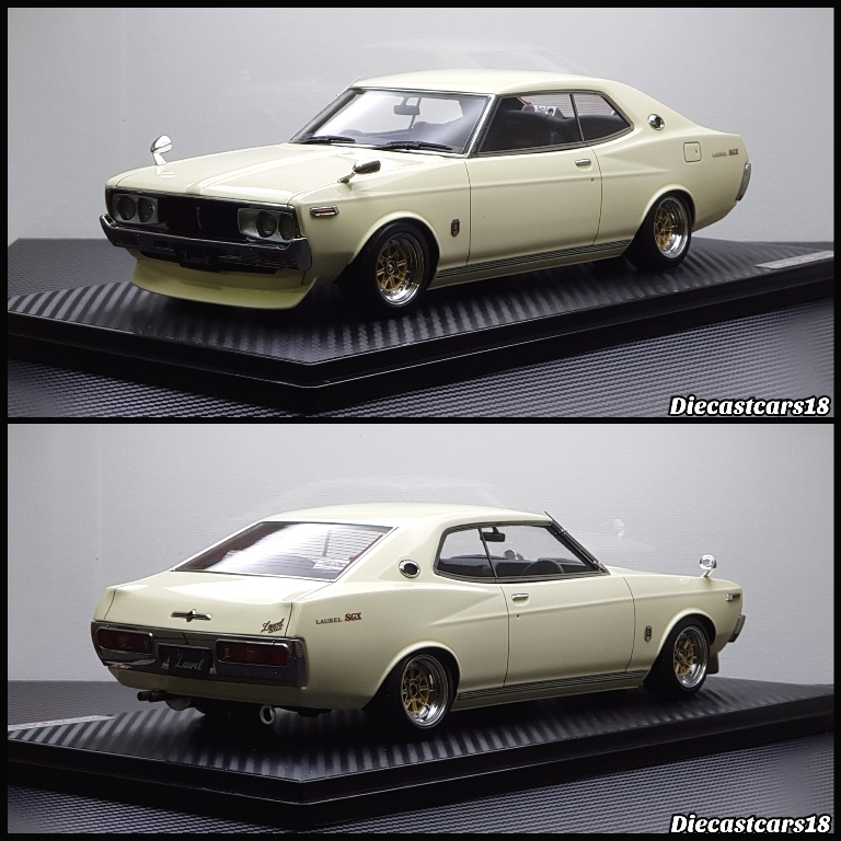 1/18 Ignition Model Nissan Laurel 200 SGX White