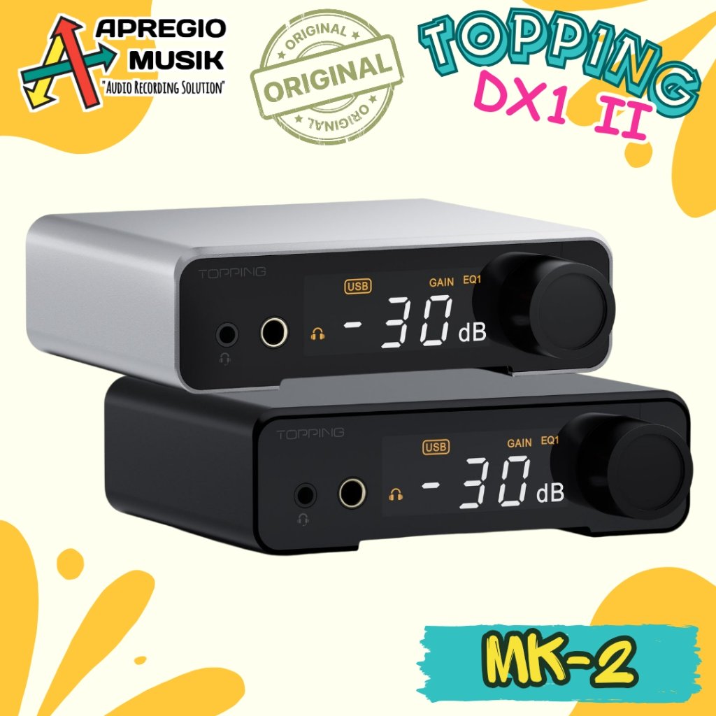 Topping DX1 MK2 / DX1 II Desktop Gaming DAC & Headphone Amplifier soundcard desktop