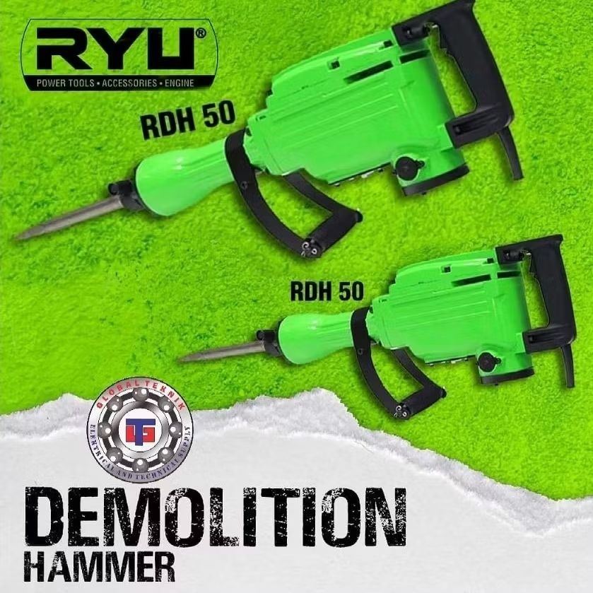 Mesin Bor Bobok Beton RYU RDH 50 - Demolition Hammer RYU RDH 50 - Jack Hammer Drill RYU