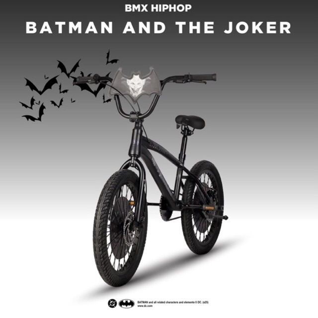 SEPEDA 20 BMX ELEMENT HIP HOP BATMAN vs JOKER