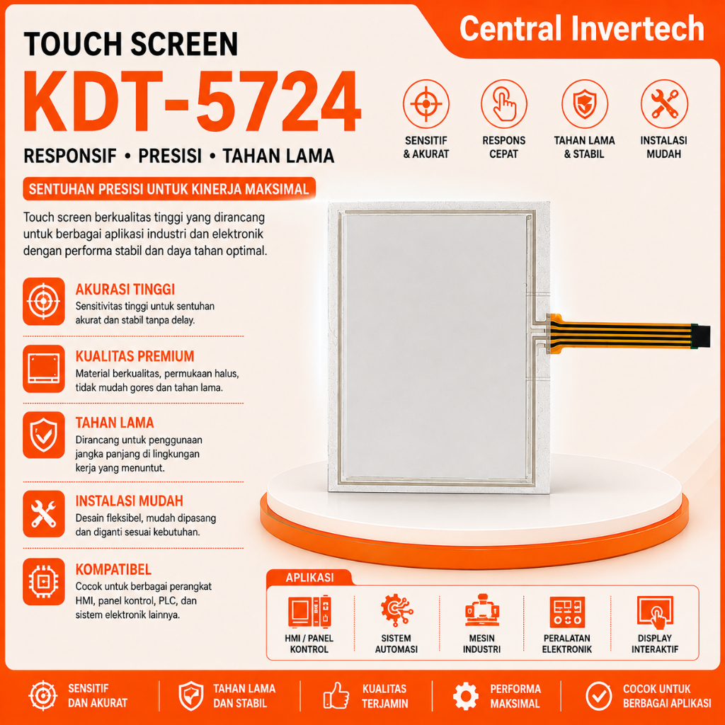 Touch Screen KDT-5724 HMI Industrial Touch Panel