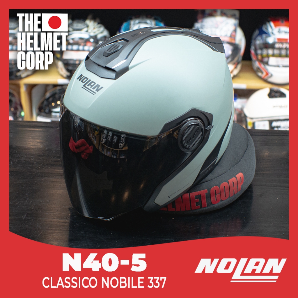 HELM HALF FACE NOLAN N40-5 CLASSICO NOBILE 337 HELM HALF FACE PREMIUM N40-5