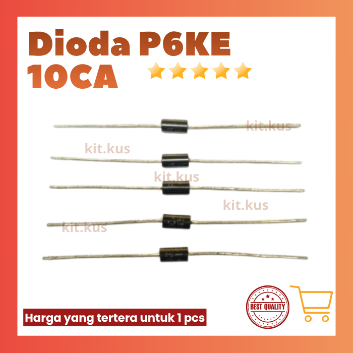 Dioda TVS P6KE 10CA