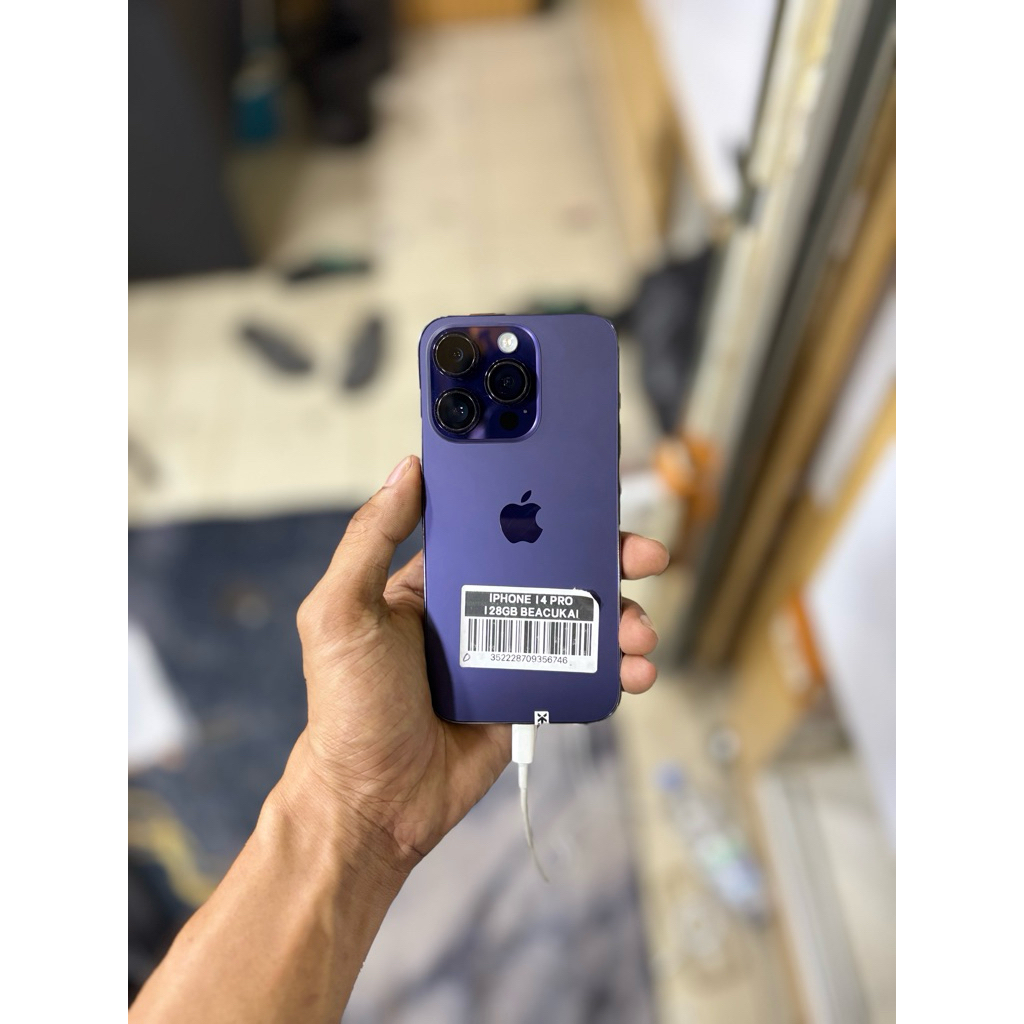 iPhone second 14 pro 128gb beacukai