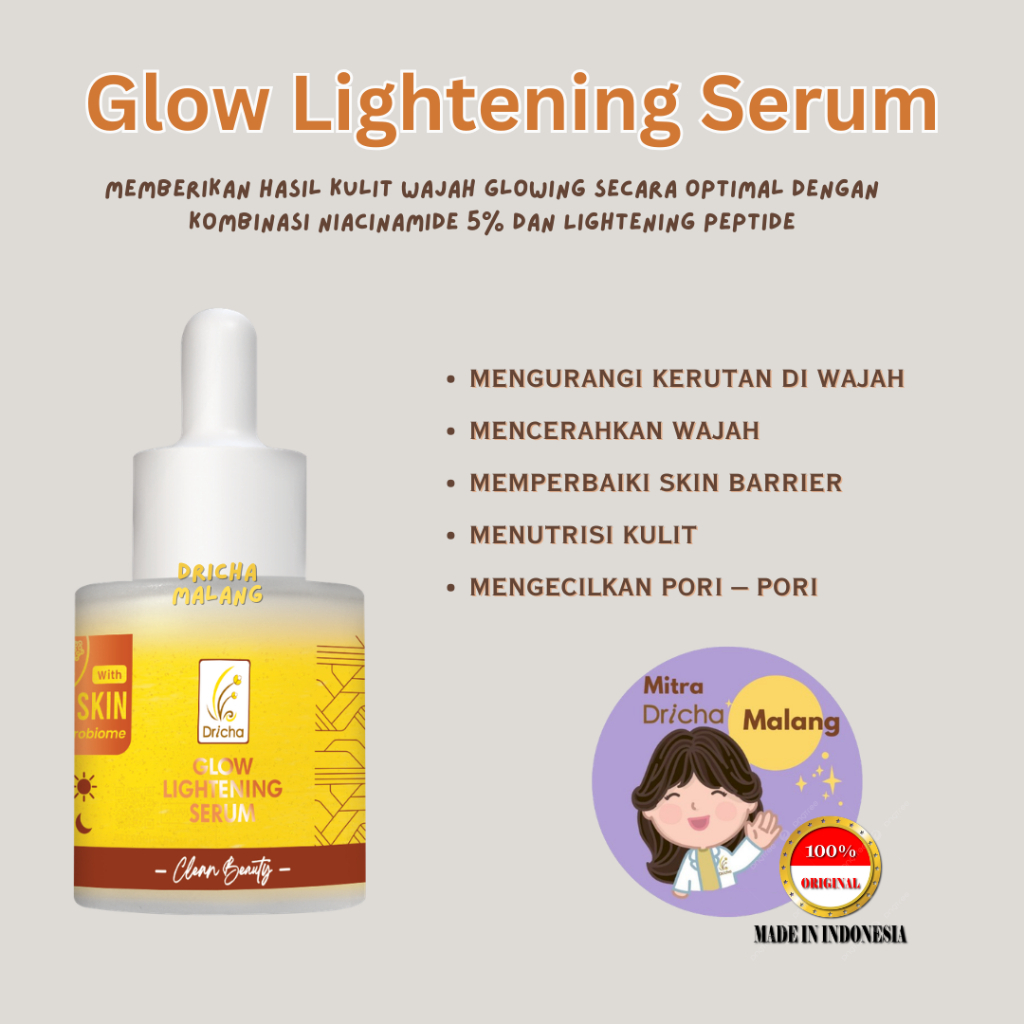 Dricha GLOW LIGHTENING SERUM (Normal to Dry Skin)